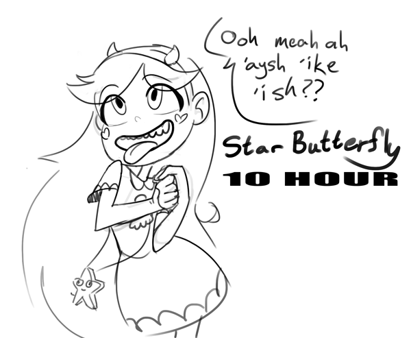 Commission - Star Butterfly 10hr page 1 full