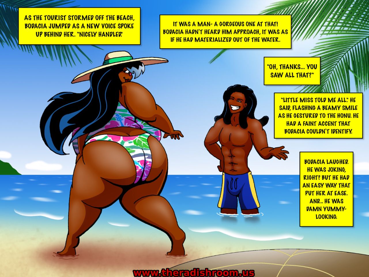 Bodacia's Beach Day page 8 full