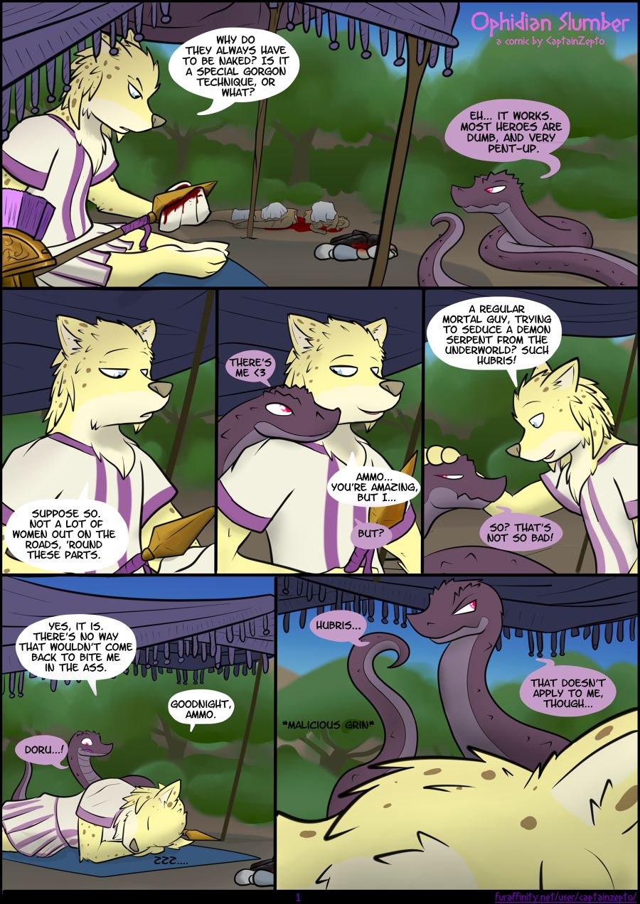Ophidian Slumber page 1 full