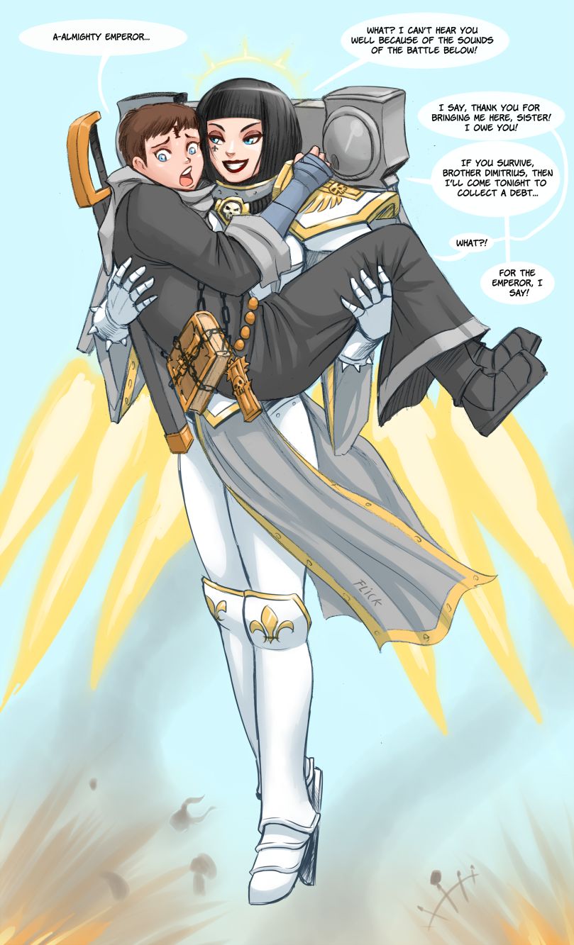 Brother Demetrius and Battle Sisters page 12 full