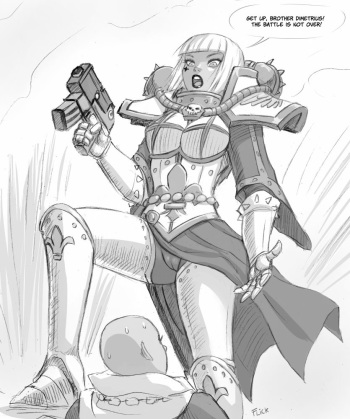 [Flick] Brother Demetrius and Battle Sisters (Warhammer 40k) cover