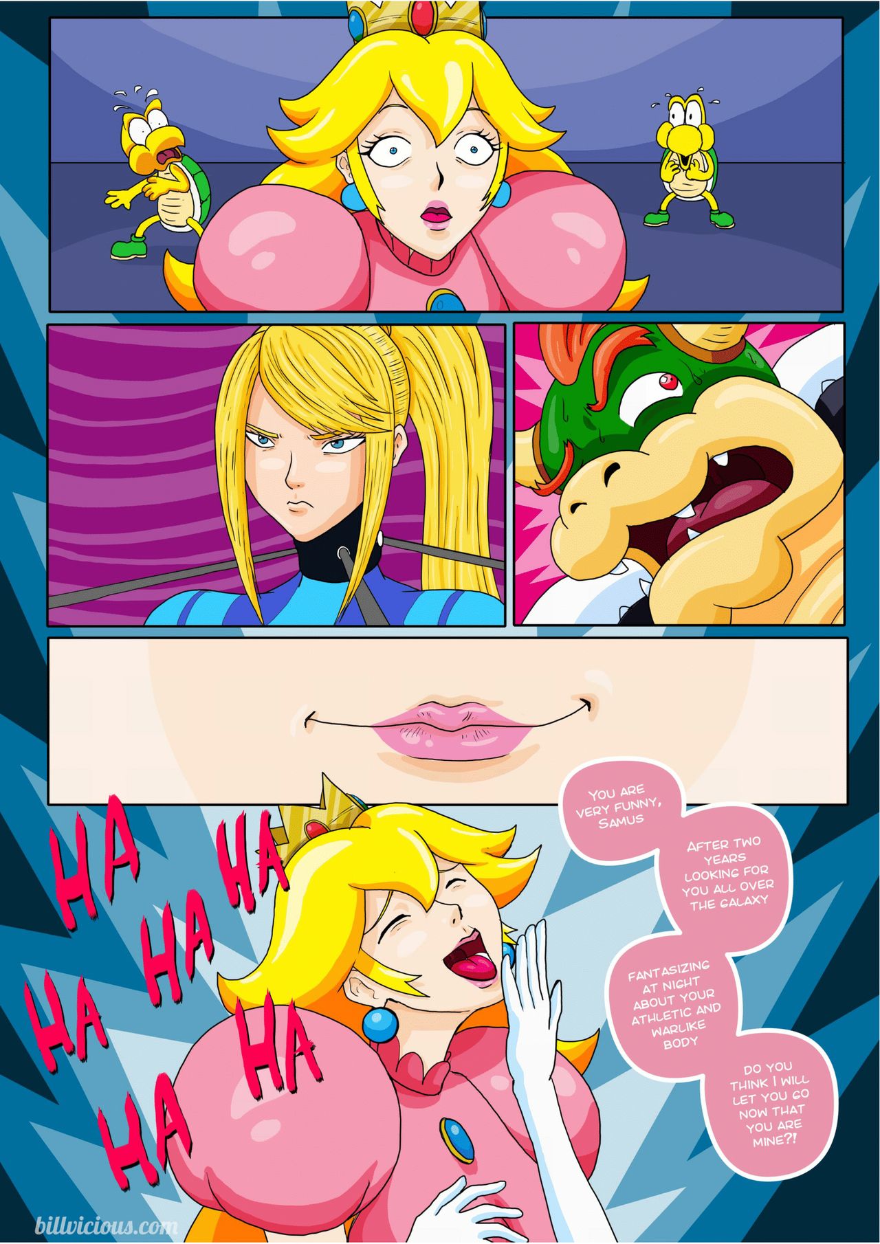 Nintendo Fantasies - Peach x Samus page 11 full
