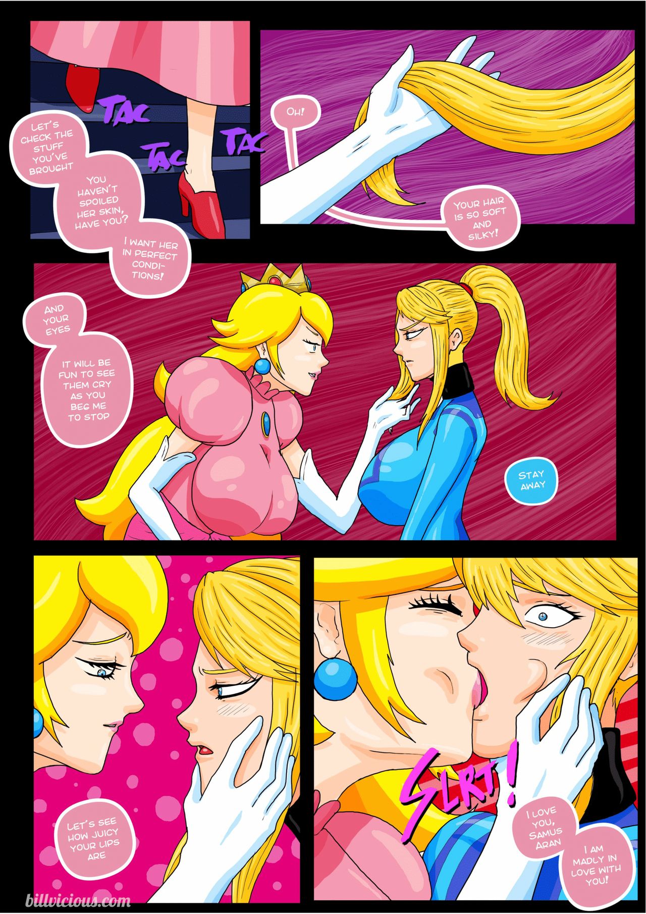Nintendo Fantasies - Peach x Samus page 12 full