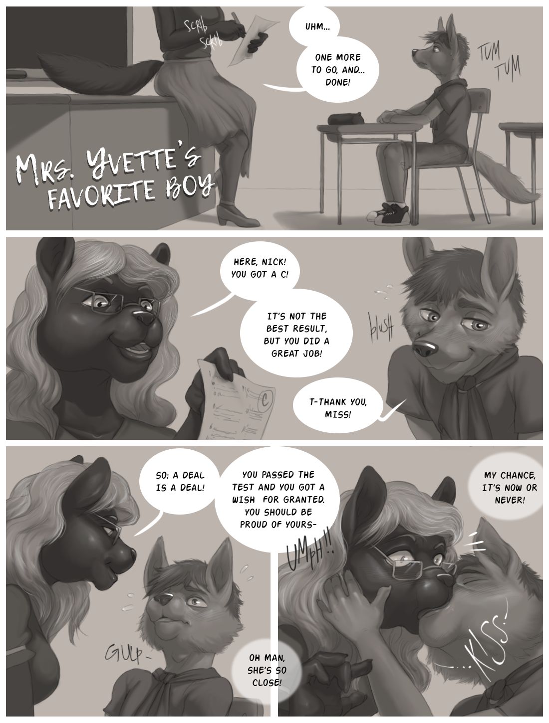 Mrs. Yvette's favorite boy page 1 full