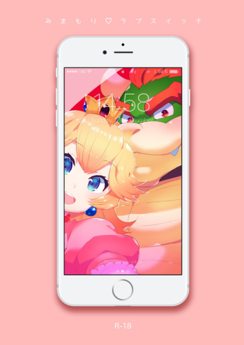 (ALLSTAR5) [STAR PARLOR (Nagareboshi Purin)] Mimamori Love Switch (Super Mario Brothers) [Sample] cover