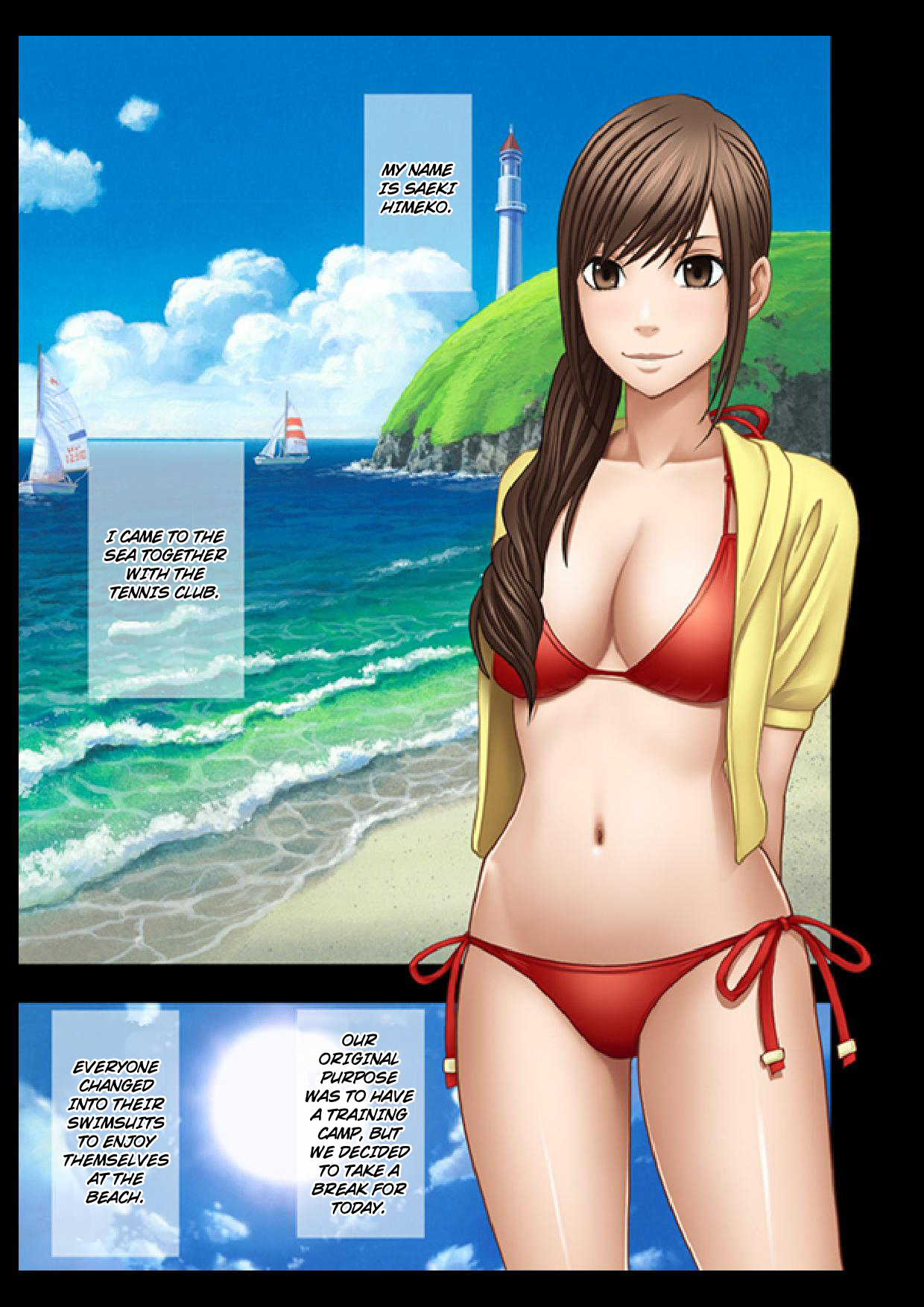 Koe no Dasenai Joukyou de Massage de Ika Sareru Onna-tachi ~Umi no Ya Hen~ | Make These Girls Silently Come without a Word While Massaging Them ~Beach Hut Episode~ page 3 full