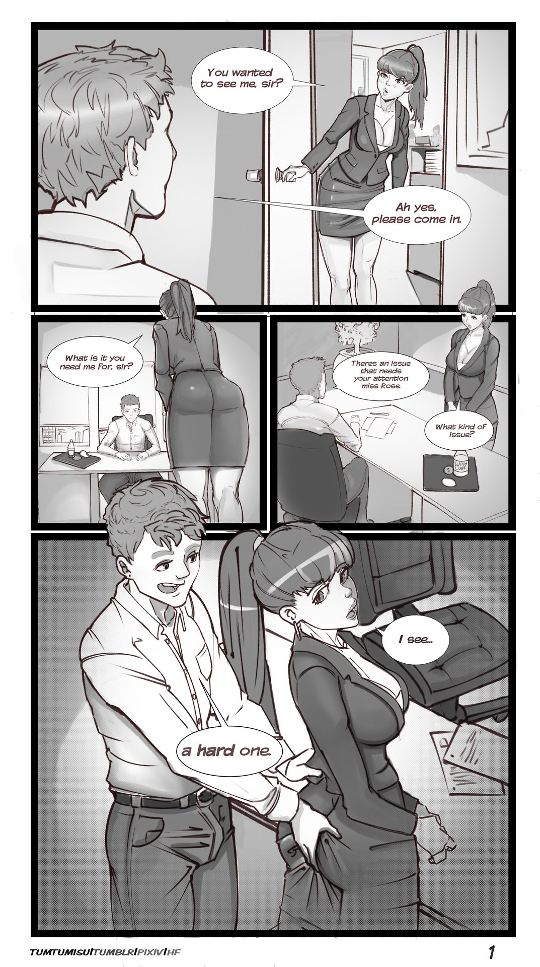 Office Girl page 1 full