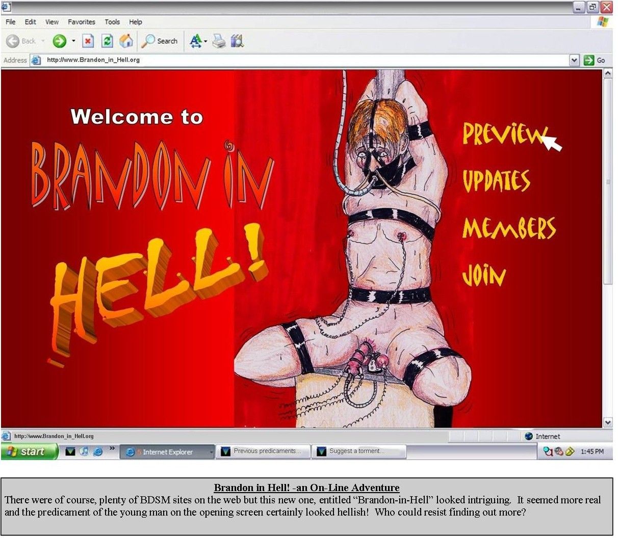 Brandon in Hell! page 1 full