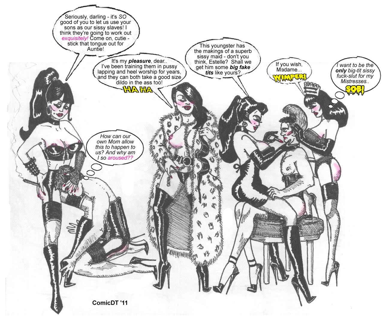 MILF, Lesbian, Femdom, and Uniform Art page 12 full