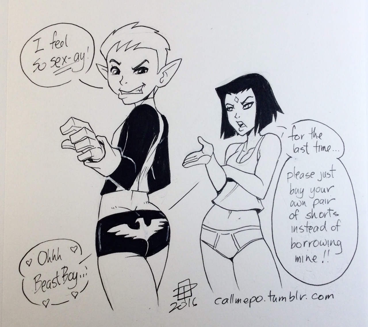 Callmepo - Short Shorts + Virgin Killer Sweater page 8 full
