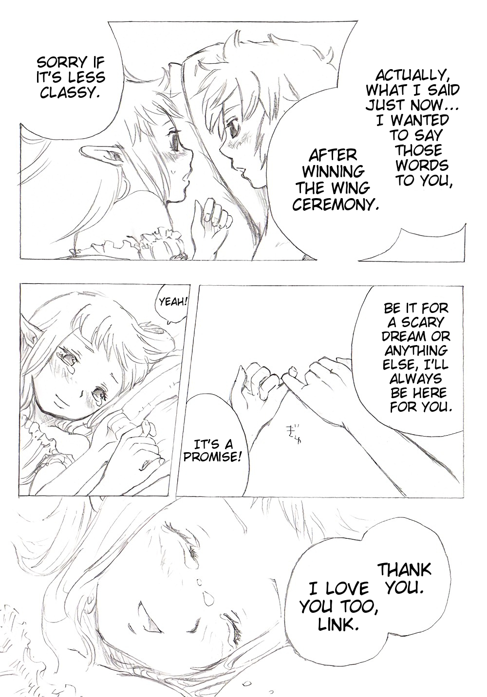 Link to Zelda no... | I promise, I will become a knight to protect you page 11 full