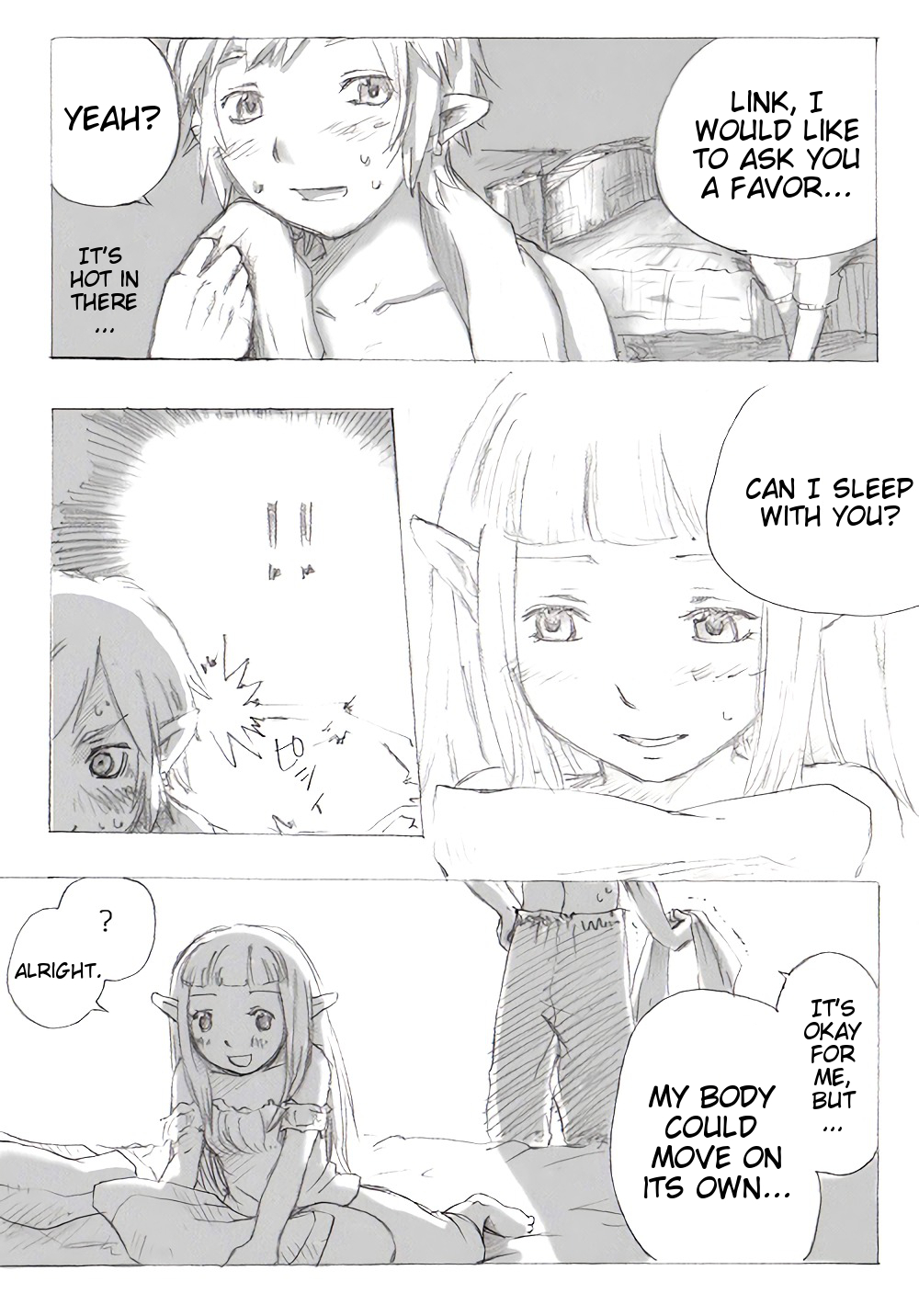 Link to Zelda no... | I promise, I will become a knight to protect you page 8 full