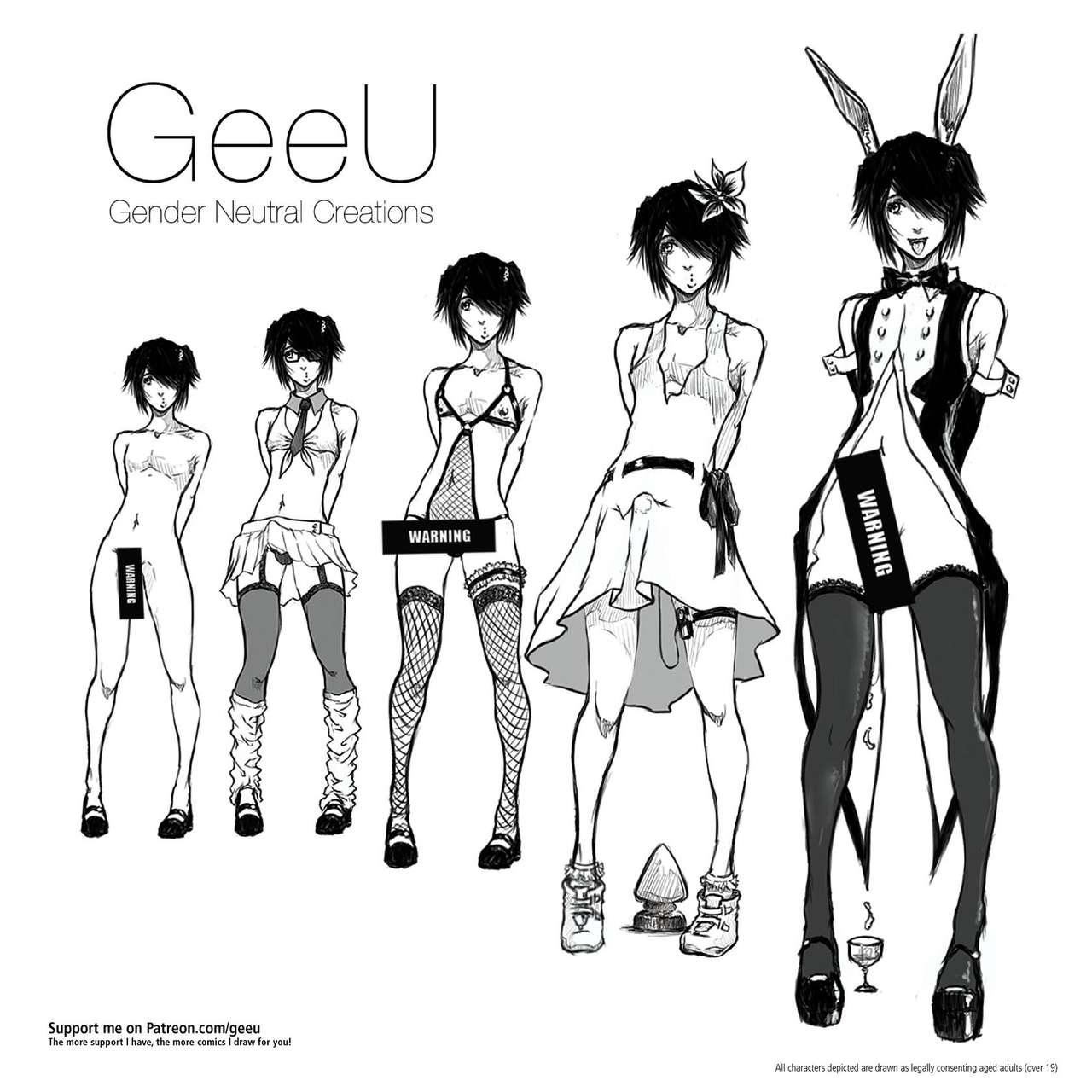 GeeU Presents Gender Neutral Creations - Issue 02 page 1 full
