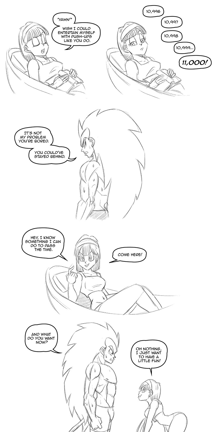 Raditz and Bulma: Aim At Planet Namek! - Page 3 - Comic Porn XXX