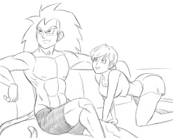 Raditz and Bulma: Aim At Planet Namek!