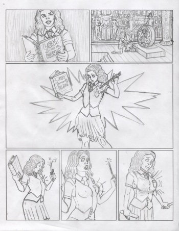 [once & again] HP comic 2 (in progress) cover