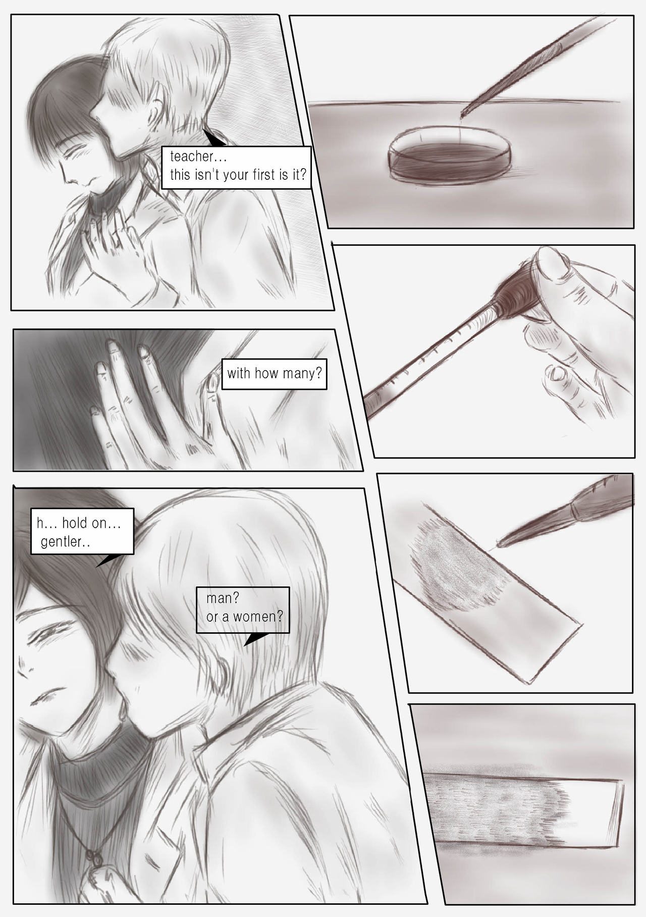 Litmus Vol.2 - The teacher wearing a skirt page 5 full