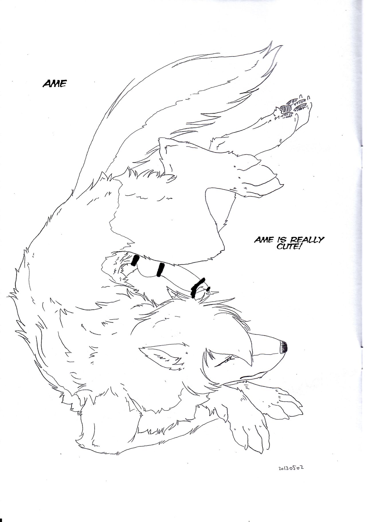 Ori Ookami Ojii-san to Ame no Koi | The love story of Ame and Mr Wolf page 11 full