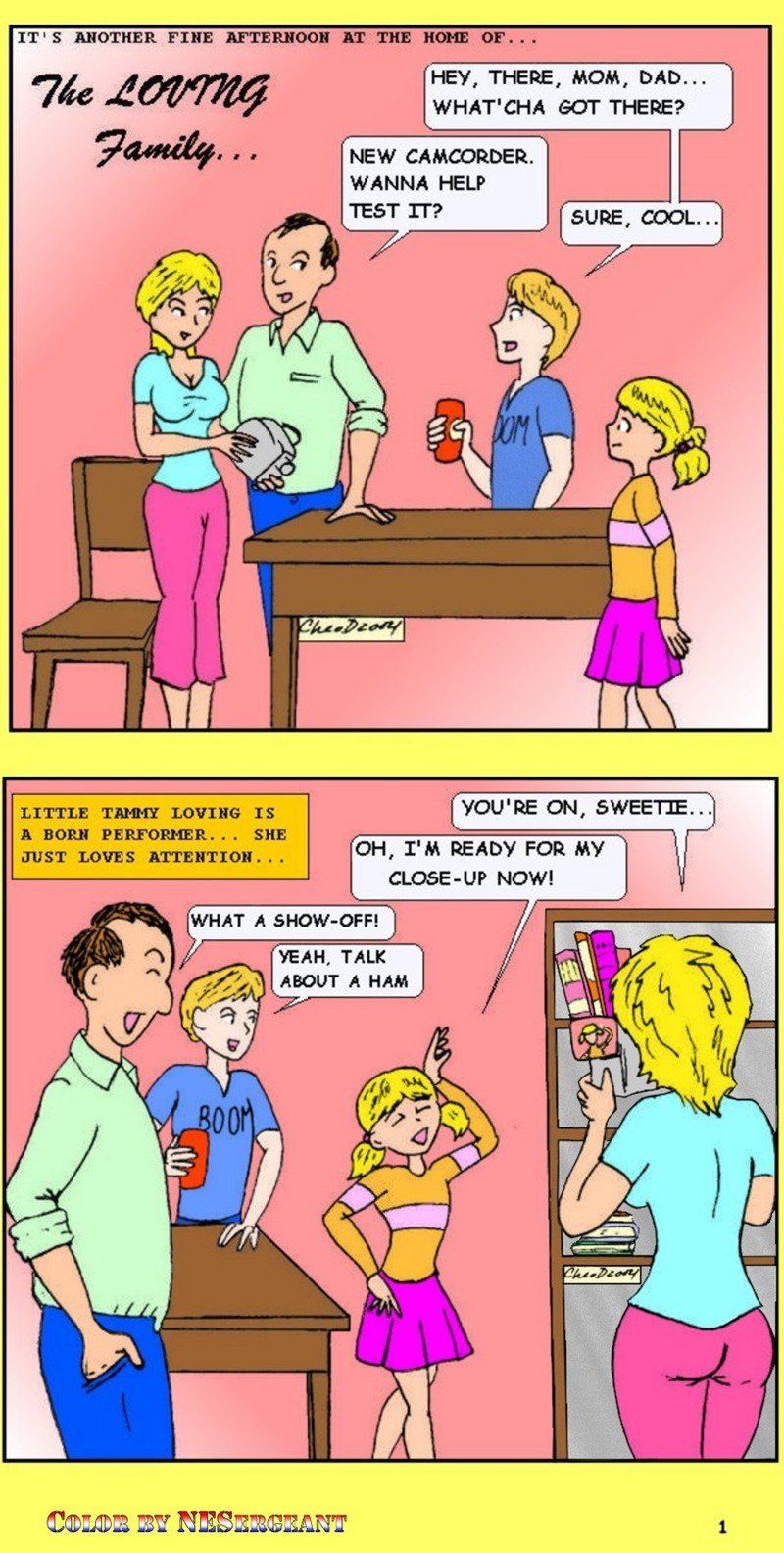 Incest Art by Cheo page 1 full