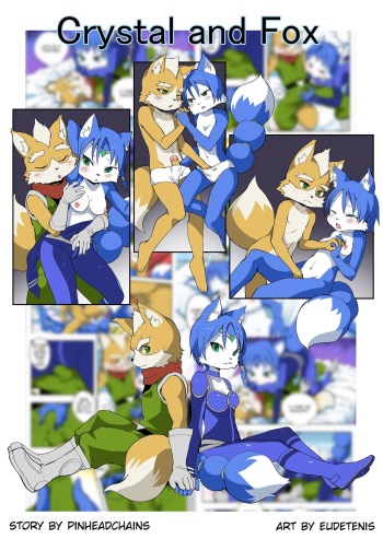 [Eudetenis] Krystal and Fox (Star Fox) cover