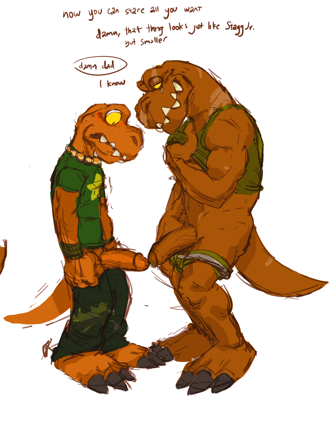 Father/son dino fun times page 11 full