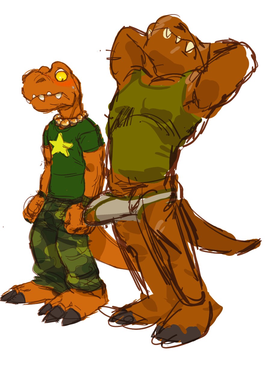 Father/son dino fun times page 3 full