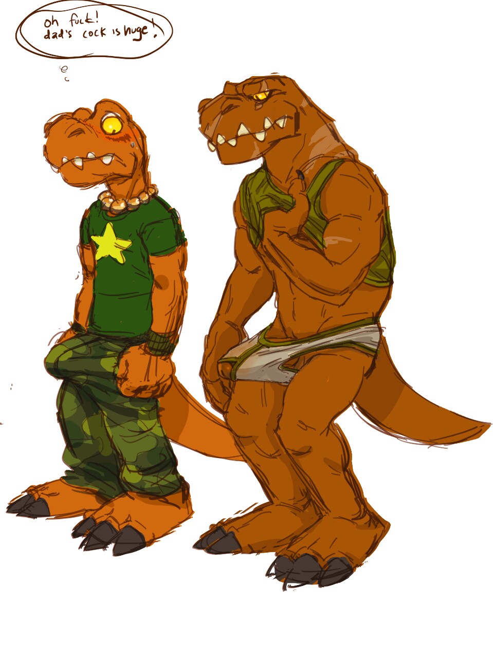 Father/son dino fun times page 5 full