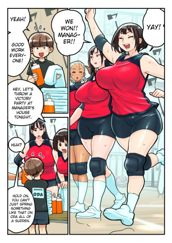 [Kakuzatou] Volley-bu to Manager Oda | The Volleyball Club and Manager Oda [English] [qwerty123qwerty] cover