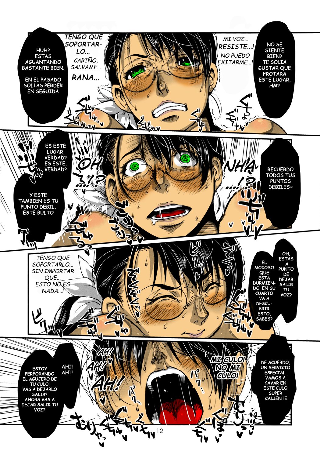 Metabolism NTR Hitozuma Bukiya ga DQN na Motokare ni Netorareru Ohanashi.   Coloreo page 11 full