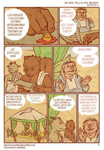 [Artdecade] He Who Tells His Secret [Spanish] cover