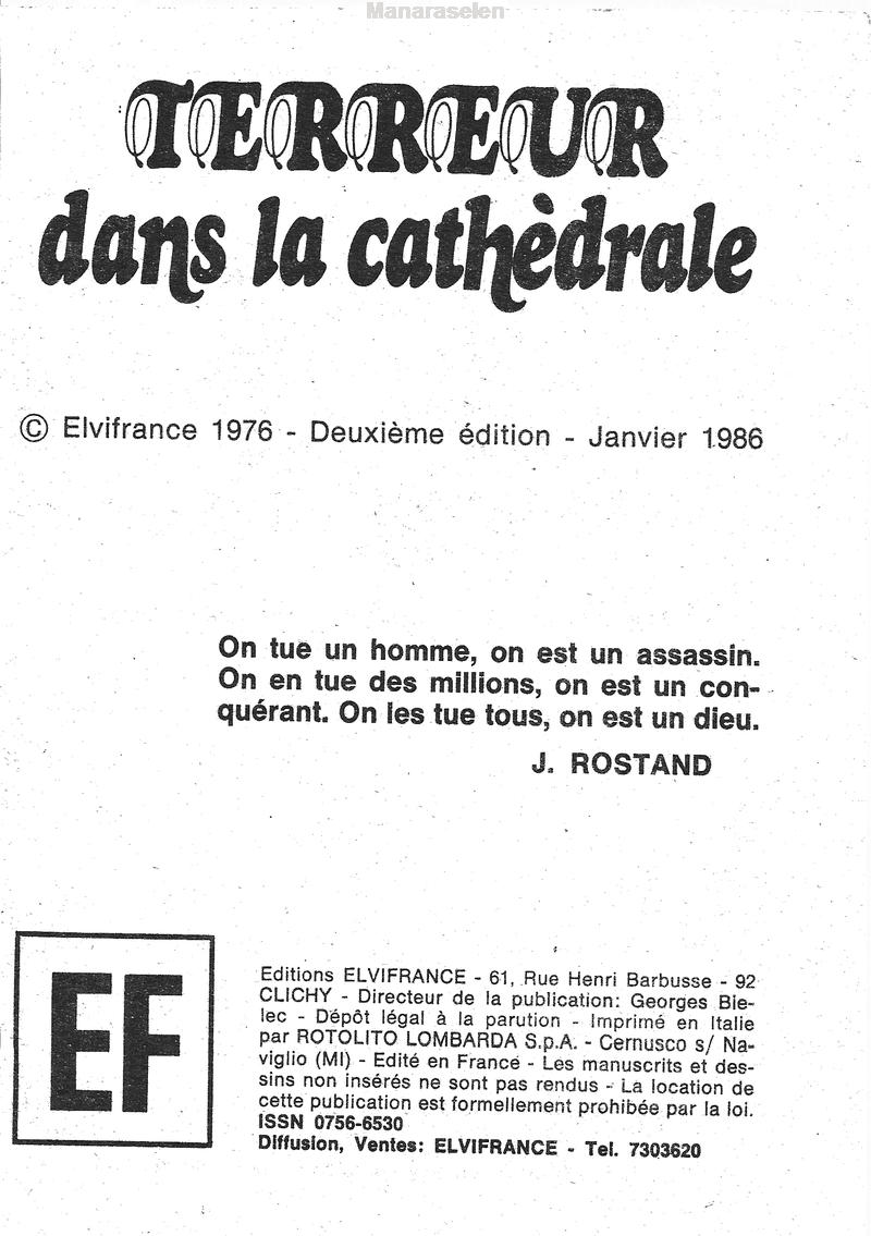 Elvifrance - Série jaune - 022 - Terreur dans la cathédrale page 3 full