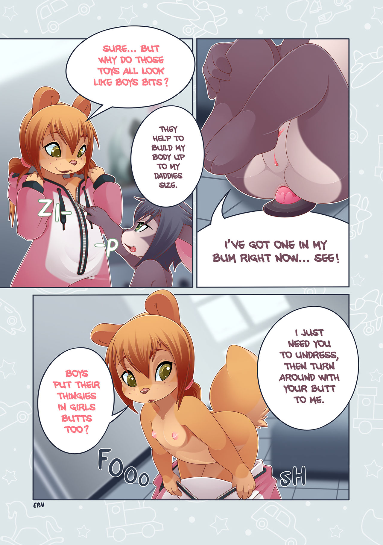 Bunnies Bad Toys page 2 full