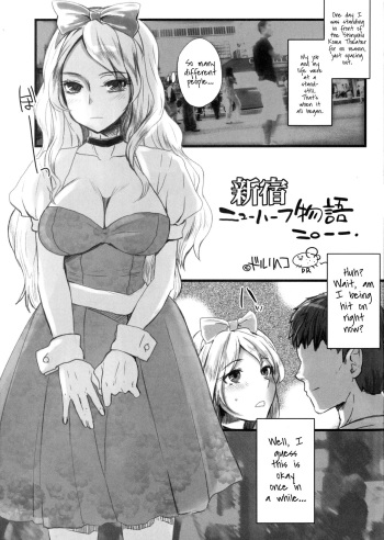 (Futaket 11.5) [Sarurururu (Doru Riheko)] Shinjuku Newhalf Monogatari (Otokomesu) [English] [mysterymeat3] cover