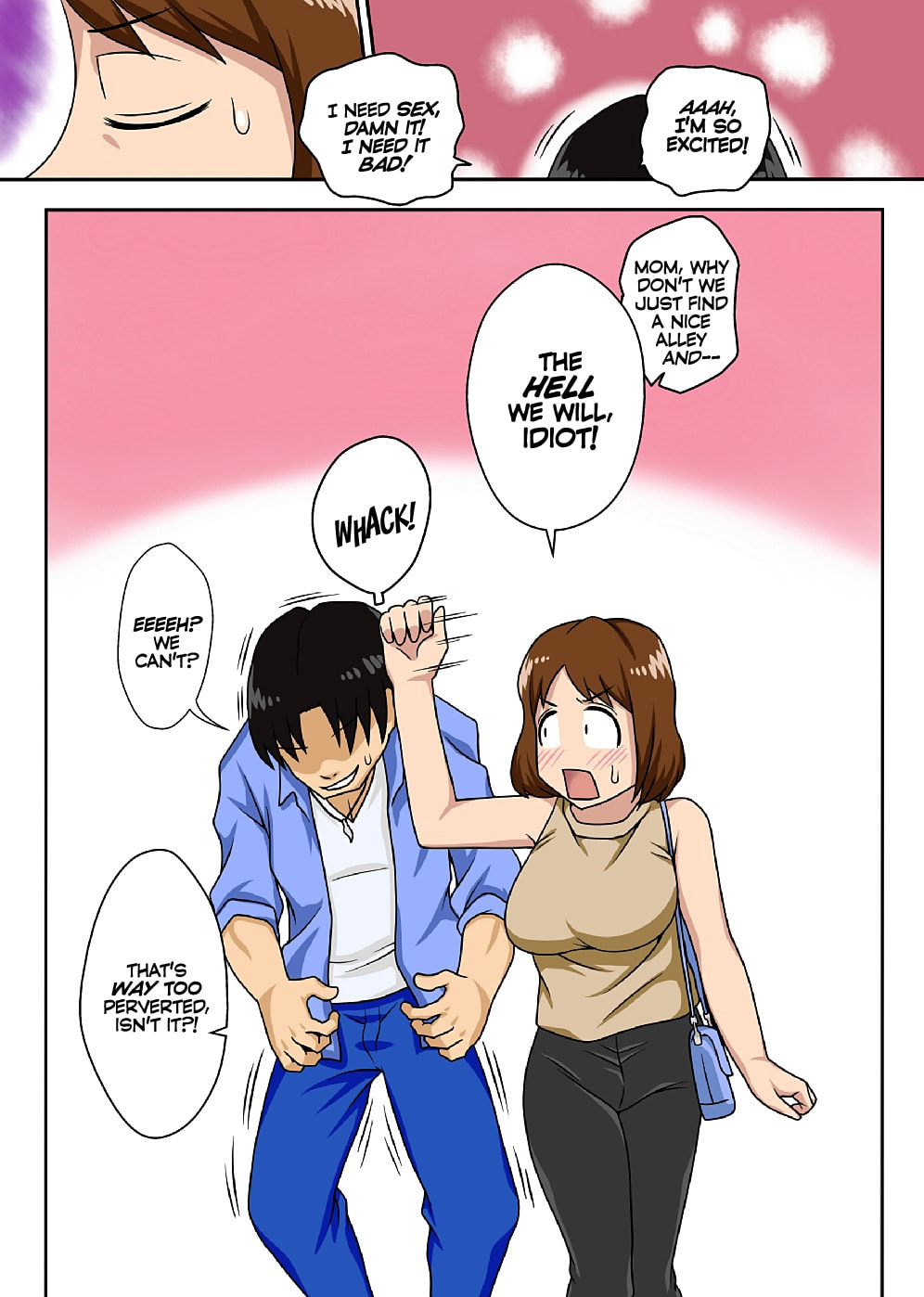 Toiu wake de Kaa-san to Kyou mo Bed no Uede, Hada o Awaseru Omo ni Hageshiku | For this Reason I'm Going to be Grinding Intensively Skin-to-Skin Against my Mom Again Today in Bed page 5 full