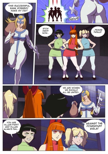 [Sats-VanBrand] Badass Powerpuff Girls vs Femme Fatale cover