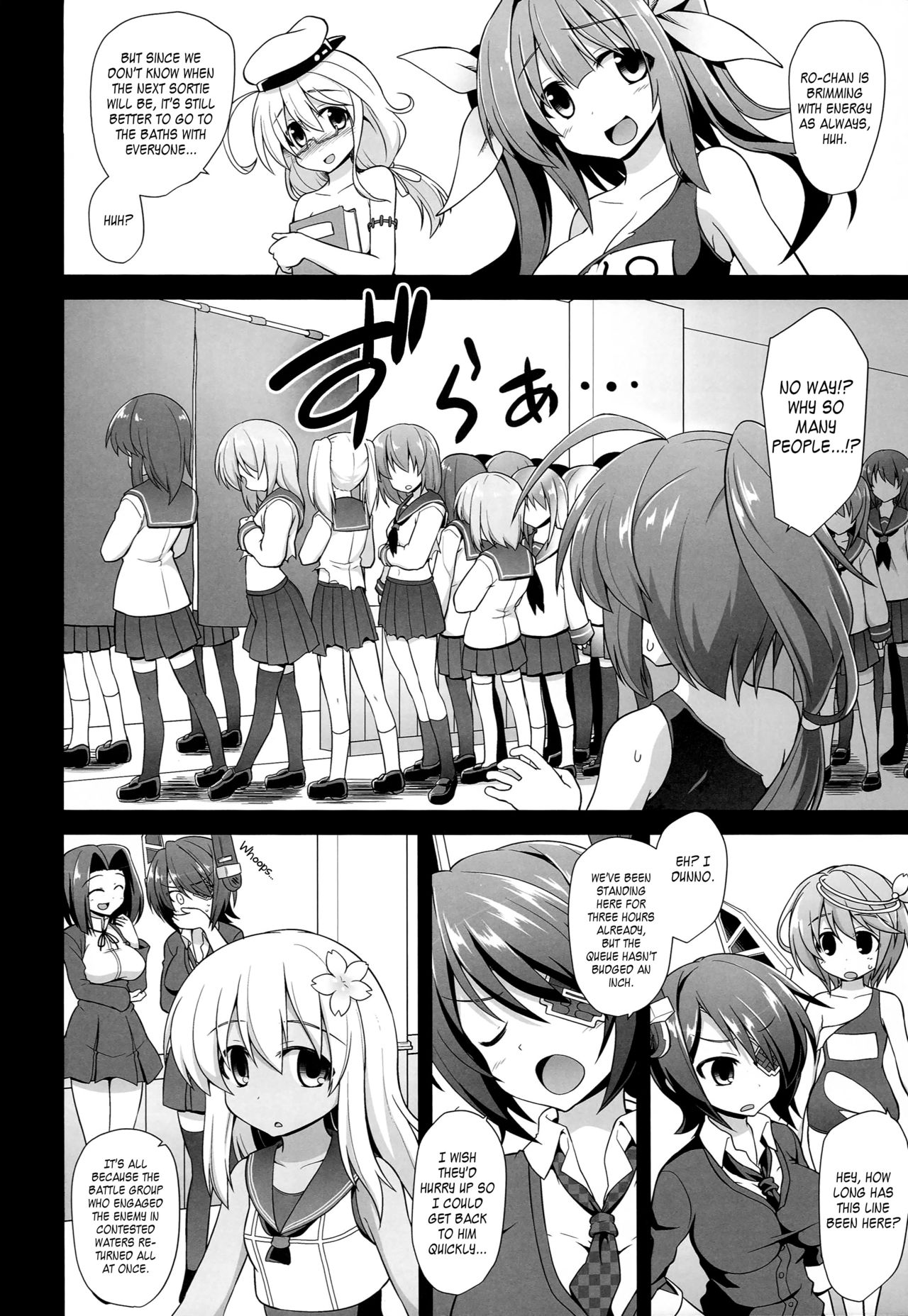 Kanmusu Chakunin Zenya Ro-gou Yokujou Rinkan | Eve of Ship Girls Pregnancy - Ro-chan's Gangrape of Desires page 4 full