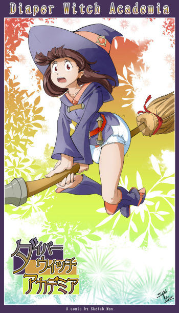 [Sketch Man] Diaper Witch Academia cover