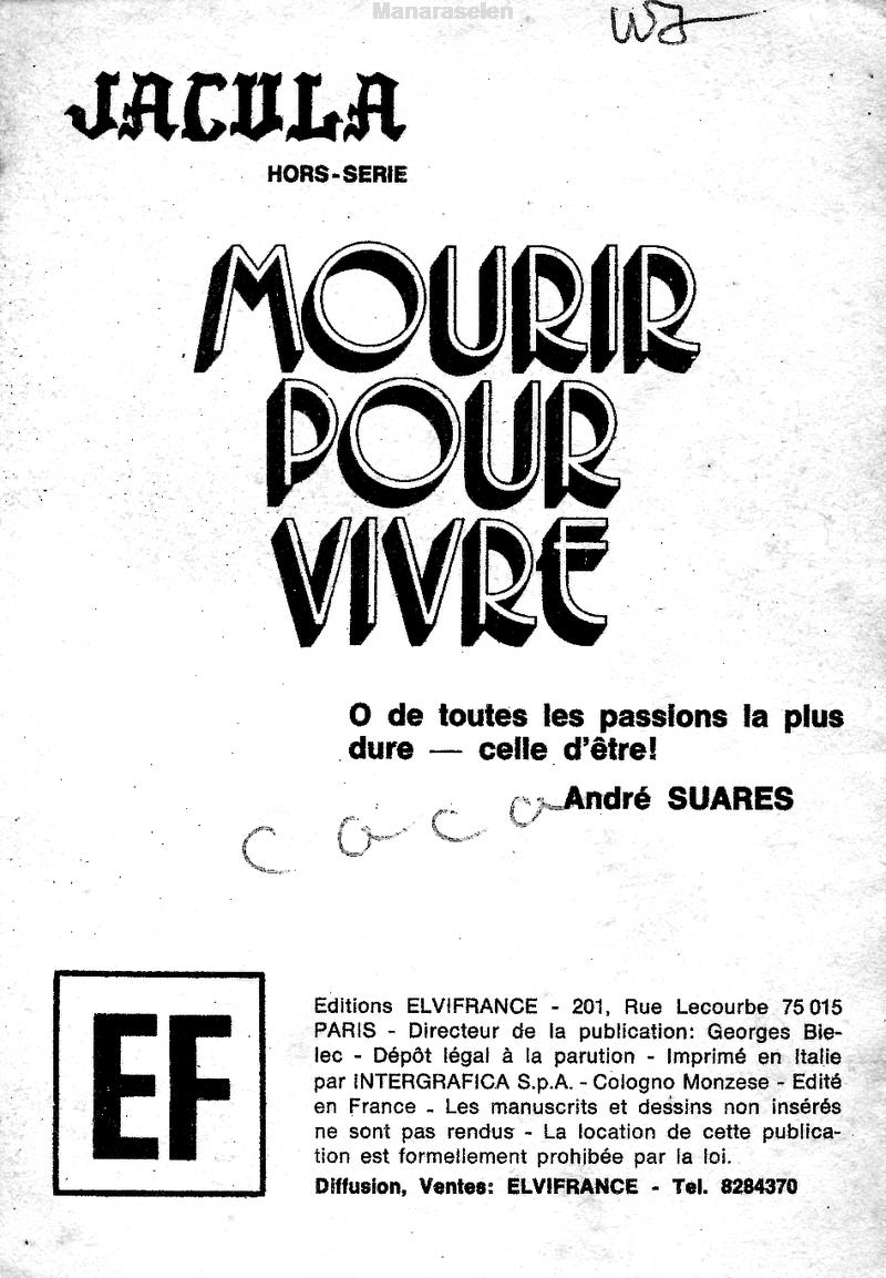 Elvifrance - Hors série verte - A001 - Mourir pour vivre page 3 full