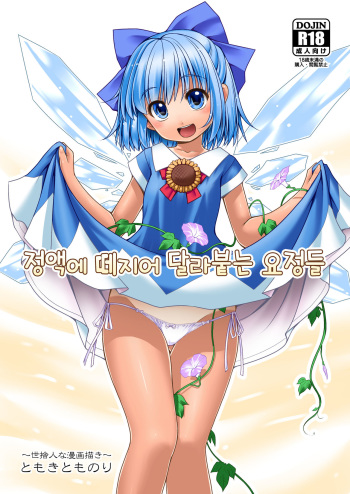 (SC2017 Autumn) [Yosutebito na Mangakaki (Tomoki Tomonori)] Seieki ni Muragari Suitsuku Yousei-tachi | 정액에 떼지어 달라붙는 요정들 (Touhou Project) [Korean] cover