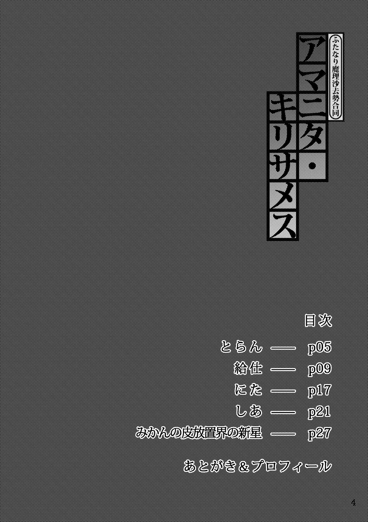 Futanari Marisa Kyosei Goudou - Amanita Kirisames page 4 full