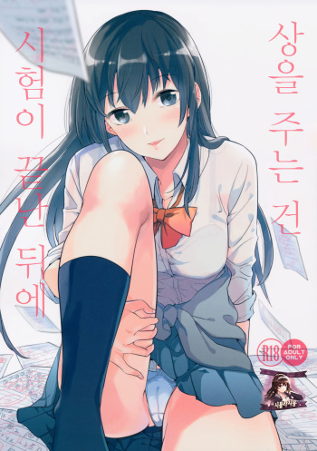 (COMITIA116) [DSO (Momoko)] Gohoubi wa Test no Ato ni | 상을 주는 건 시험이 끝난 뒤에 [Korean] [시뮬라시옹] cover