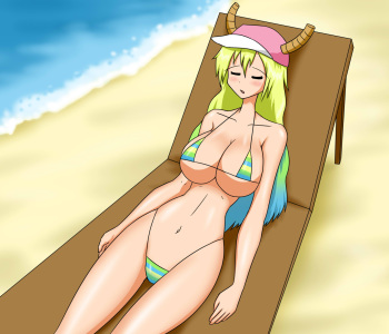 [LoveMakin] Lucoa x Shouta comic (Kobayashi-san-chi no Maid Dragon) cover