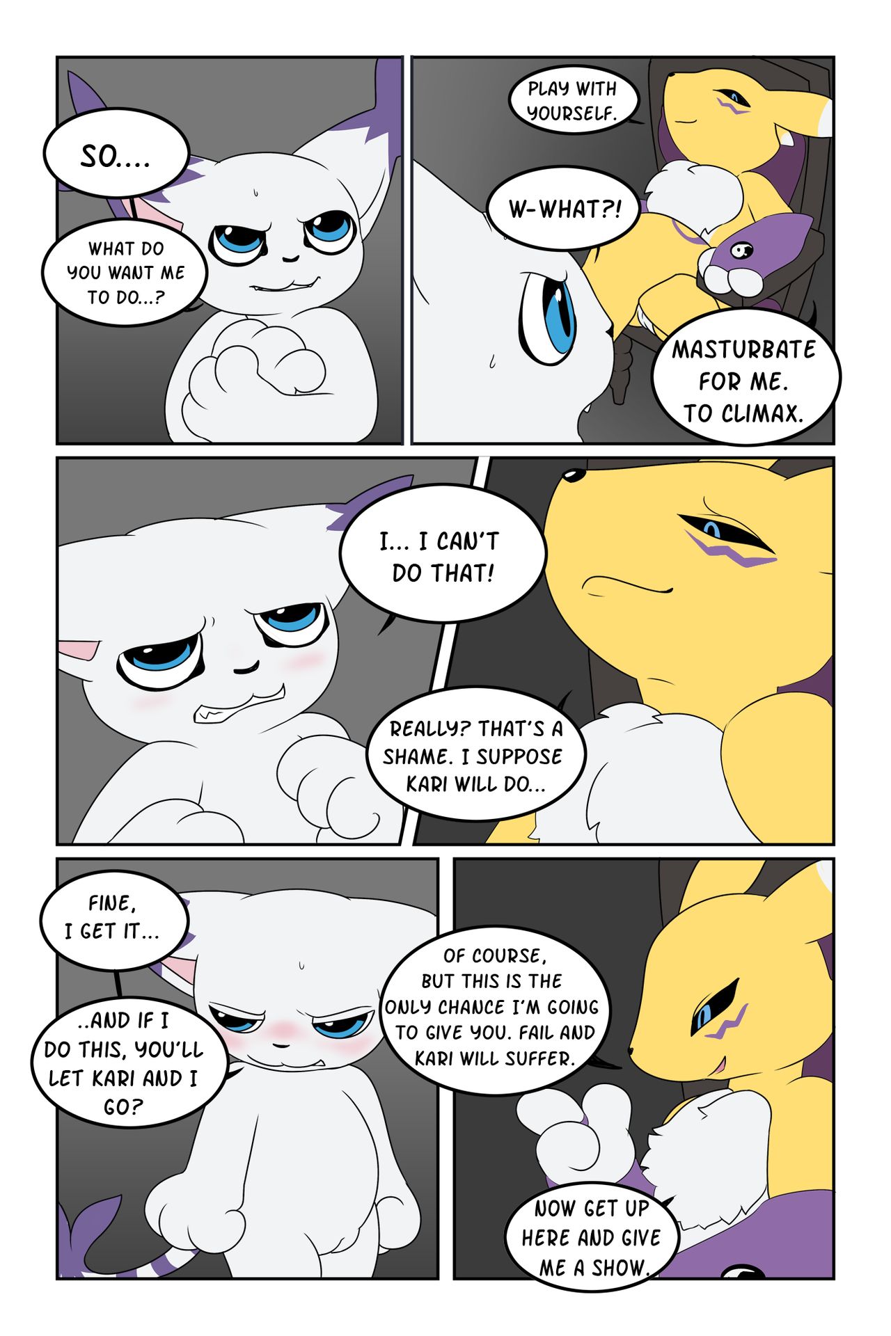 Gatomon's Humilhation page 2 full