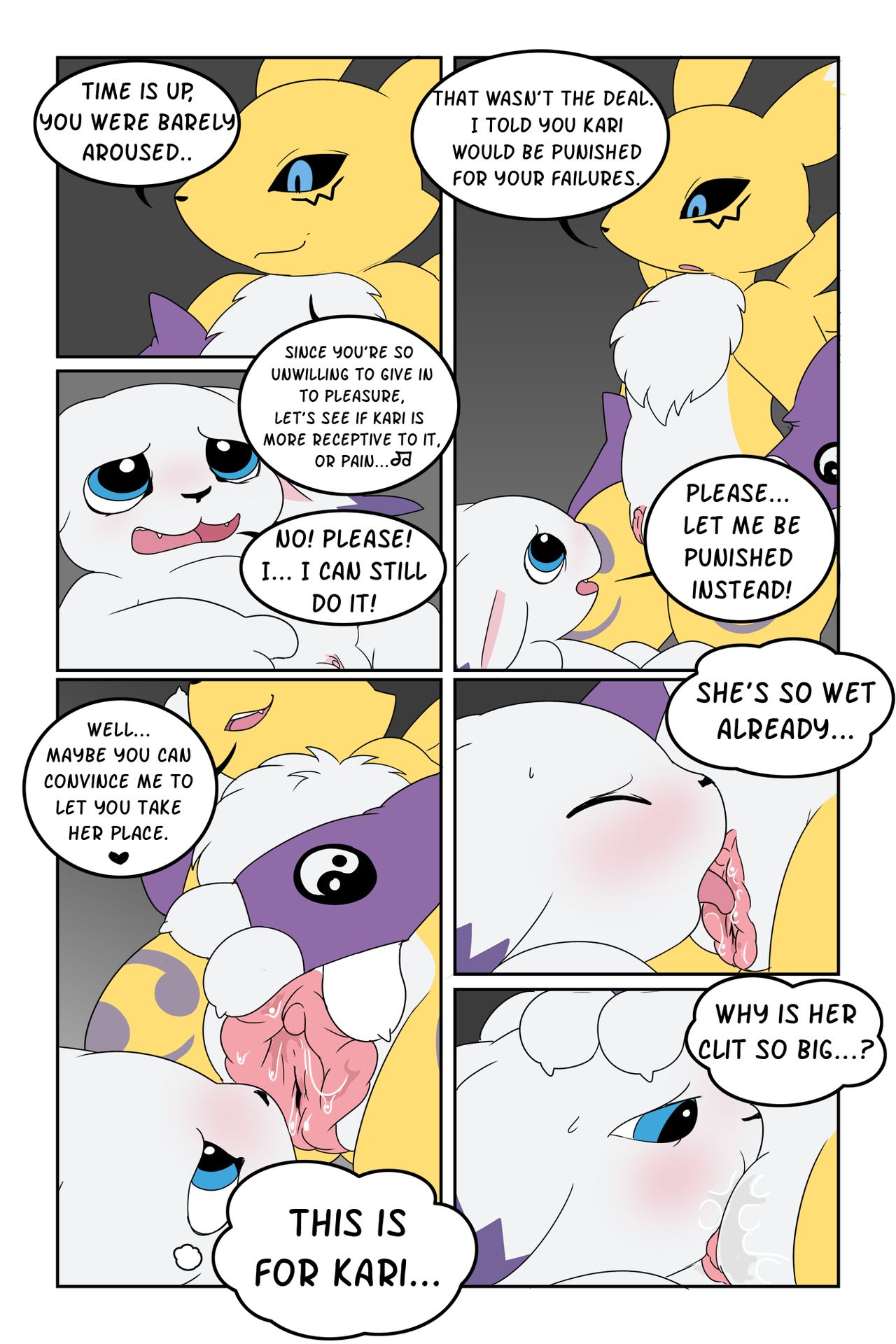 Gatomon's Humilhation page 4 full