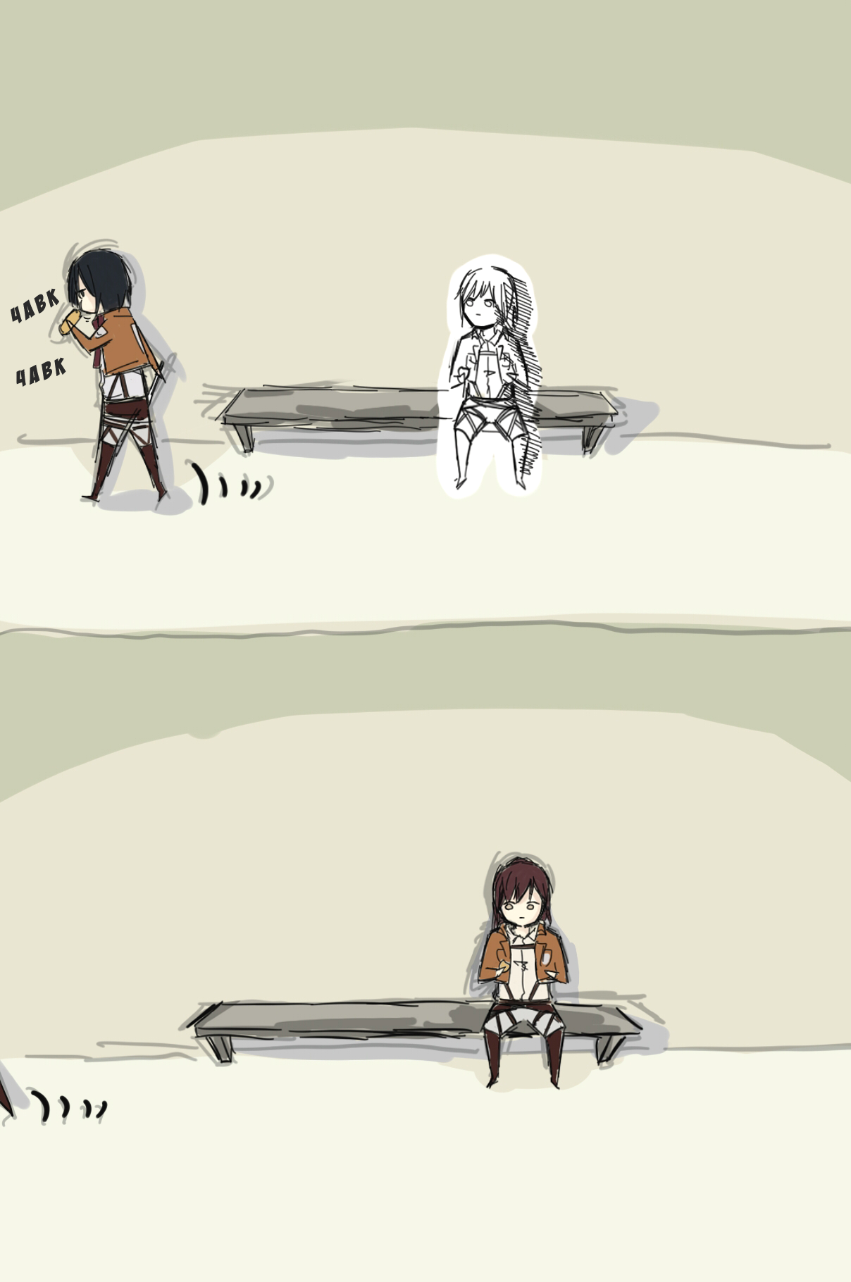 How to Improve Your Relationship with Mikasa | Как тебе подружиться с Микасой? page 12 full
