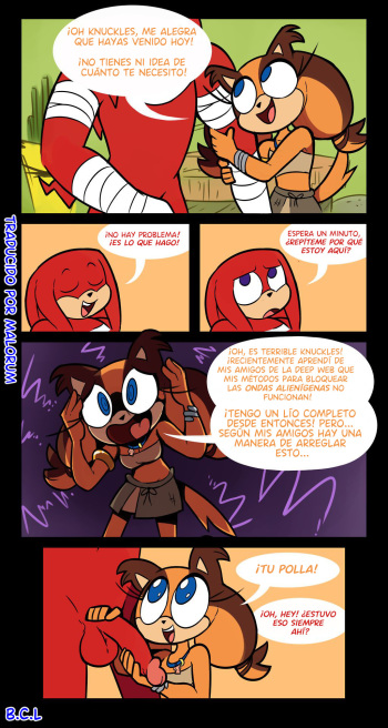 [misconamour] Sticks & Knuckles (Sonic the Hedgehog) [Spanish] [Malorum] cover