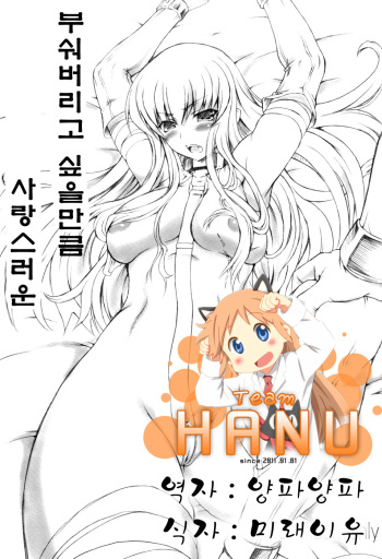(C72) [Doku pepper (Shiina Kazuki)] Kowashitai Hodo Itooshiku | 부숴버리고 싶을 만큼 사랑스러운 (Code Geass) [Korean] [Team HA-NU] cover