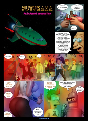 [nihaotomita] Futurama - An indecent proposition cover
