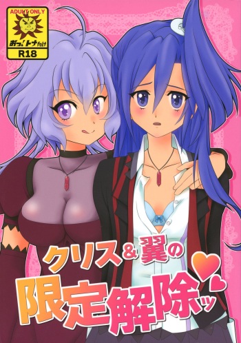 (C84) [mjolk (Aoyamaremo)] Chris & Tsubasa no gentei kaijo (Senki Zesshou Symphogear) cover