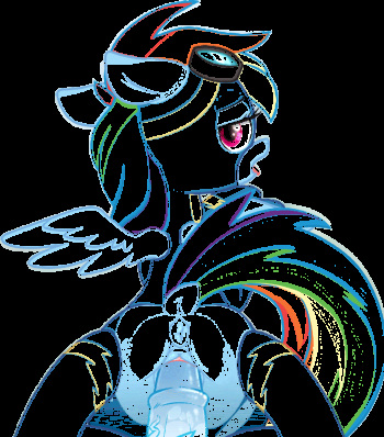 100% Rainbow Dash Gif Edition [pony overdose] cover